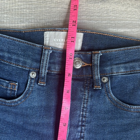 Everlane High Rise Slim Straight ankle Jeans - Picture 10 of 12